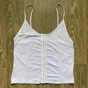 AE Lavender Corset-Style Tank